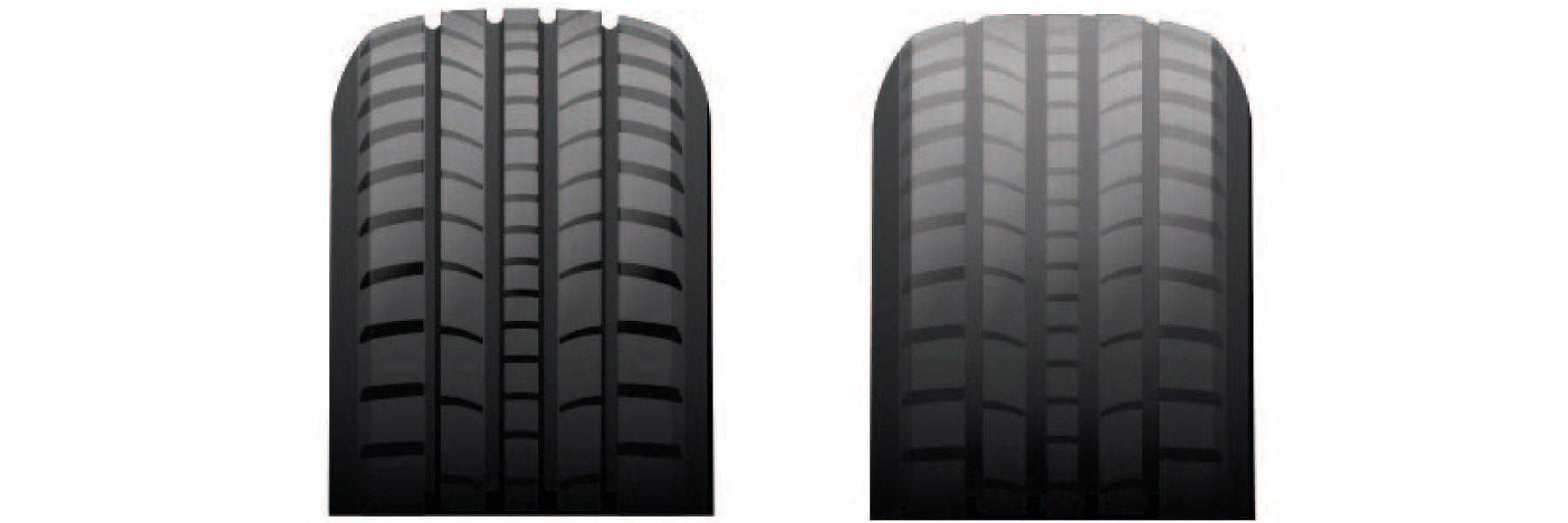 Tire tread depth comparison at Greenway Kia of Riverchase in Pelham AL