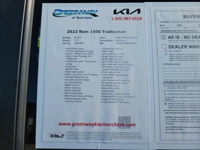 2022 RAM 1500 Tradesman