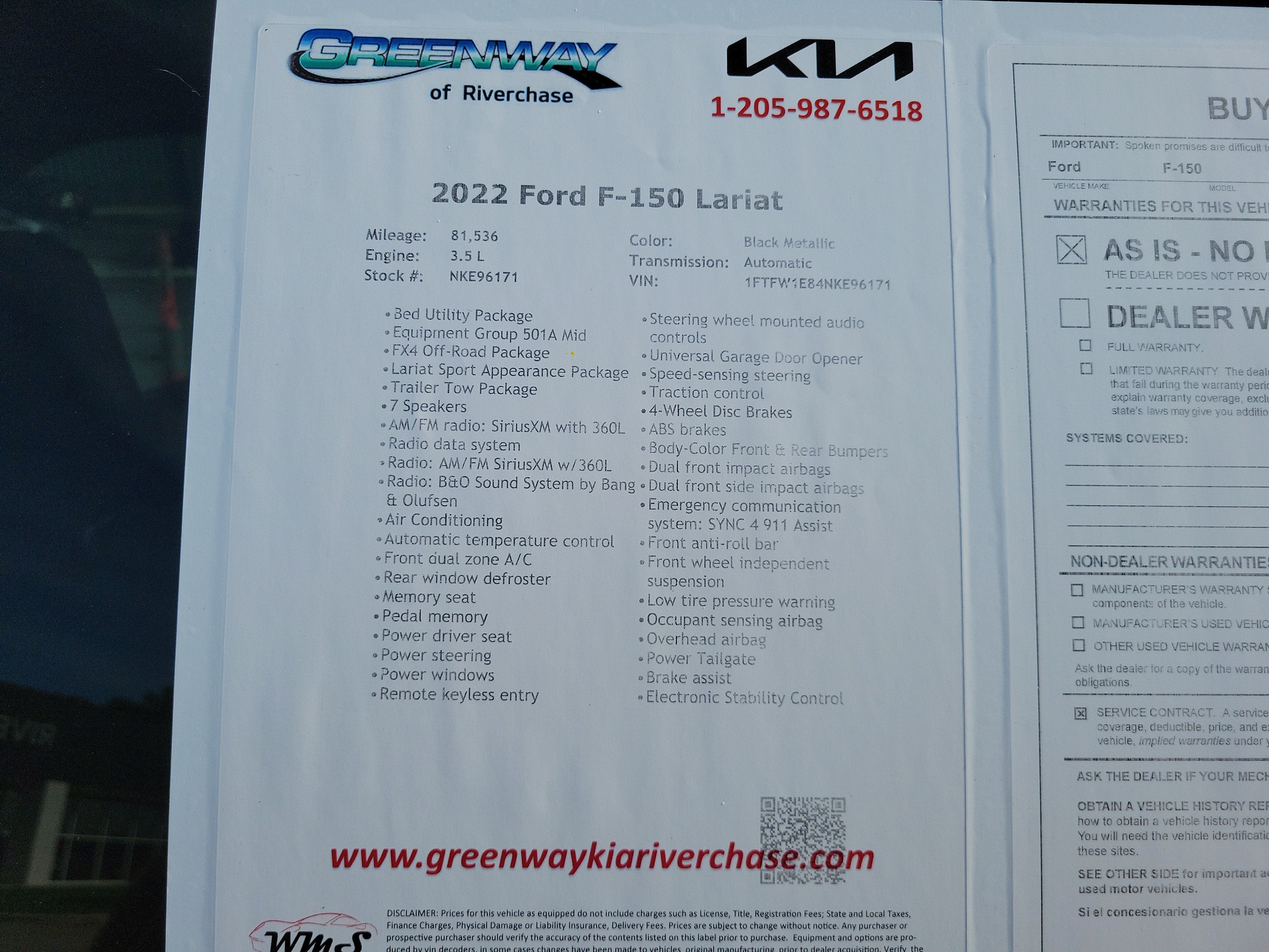 2022 Ford F-150 Lariat