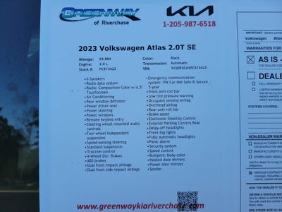 2023 Volkswagen Atlas 2.0T SE