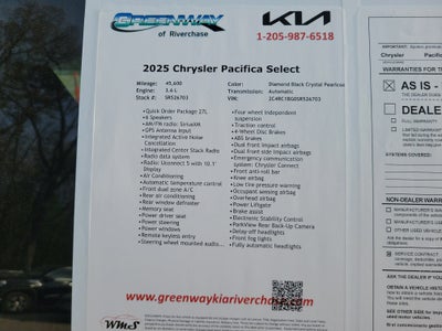 2025 Chrysler Pacifica Select