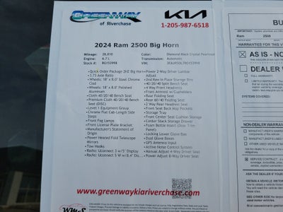2024 RAM 2500 Big Horn