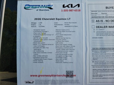 2026 Chevrolet Equinox LT