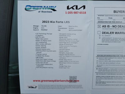 2023 Kia Forte LXS