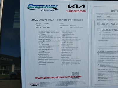 2020 Acura RDX Technology Package