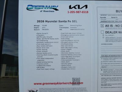 2026 Hyundai Santa Fe SEL