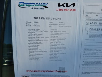 2022 Kia K5 GT-Line