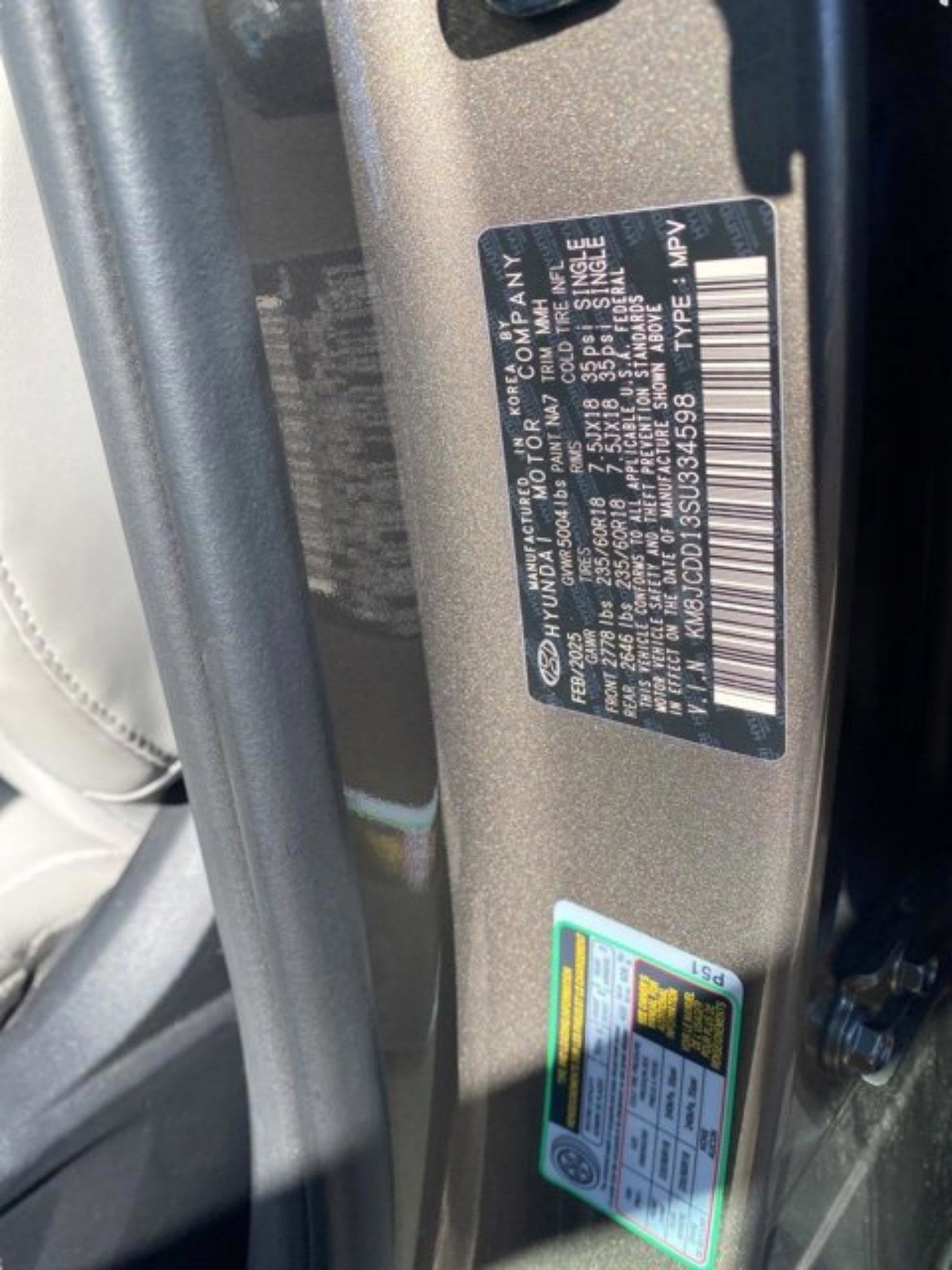 2025 Hyundai Tucson Hybrid SEL Convenience