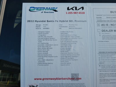 2022 Hyundai Santa Fe Hybrid SEL Premium