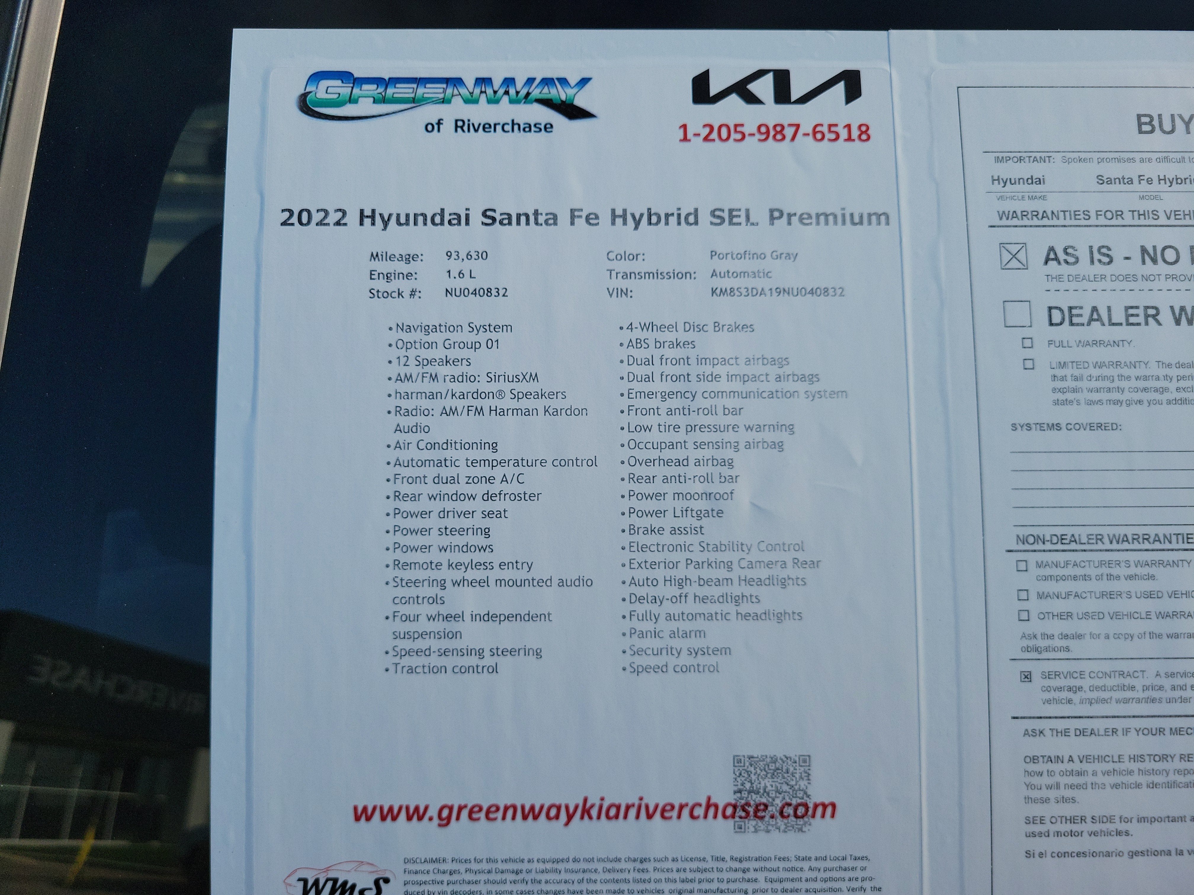 2022 Hyundai Santa Fe Hybrid SEL Premium