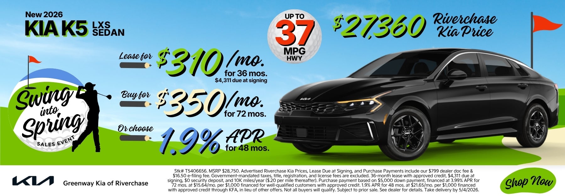 New 2026 Kia K5