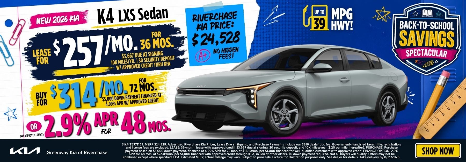 New 2026 Kia K4