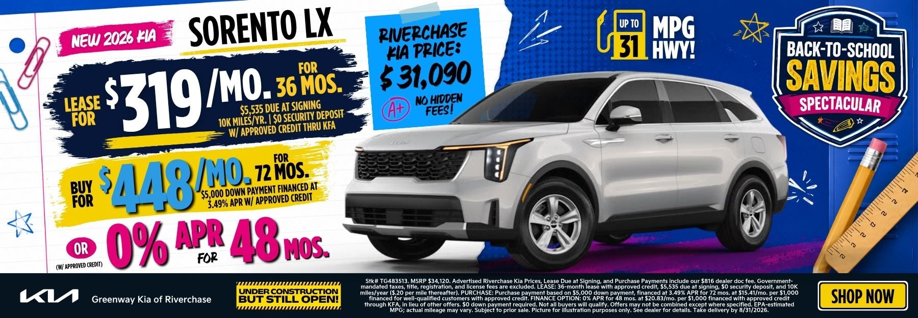 New 2026 Kia Sorento