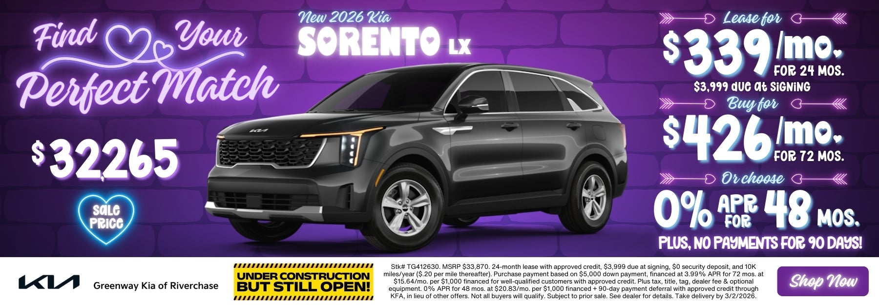 New 2026 Kia Sorento