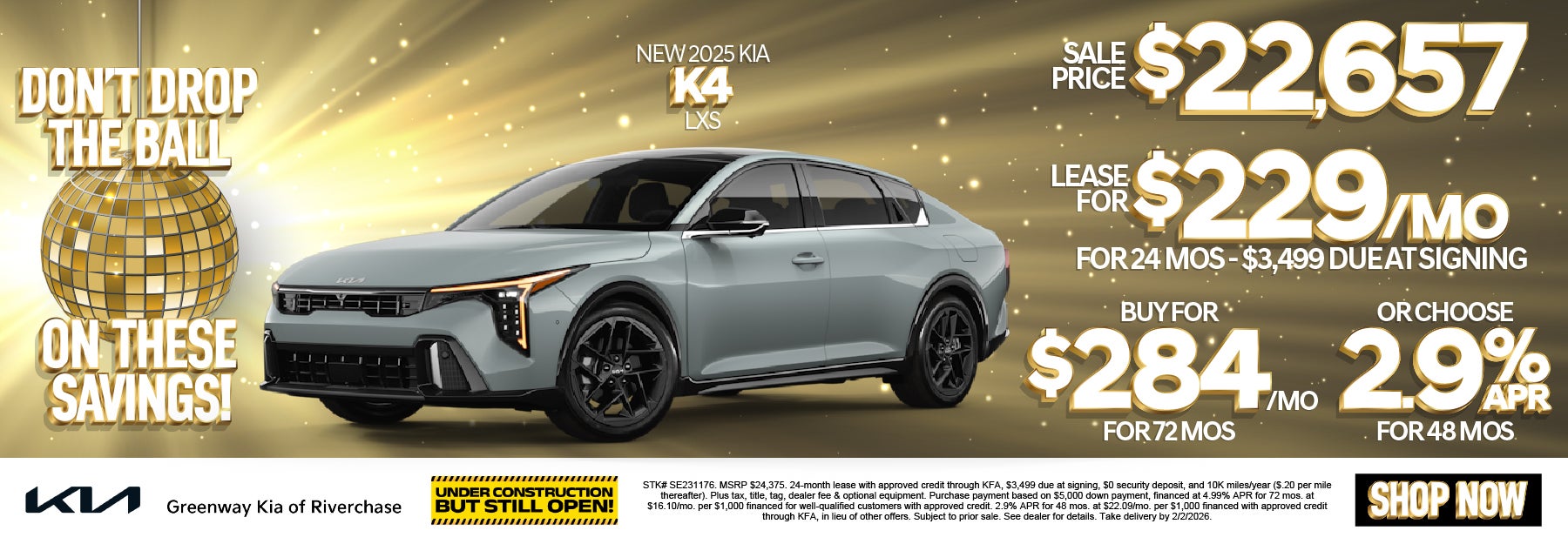 New 2025 Kia K4
