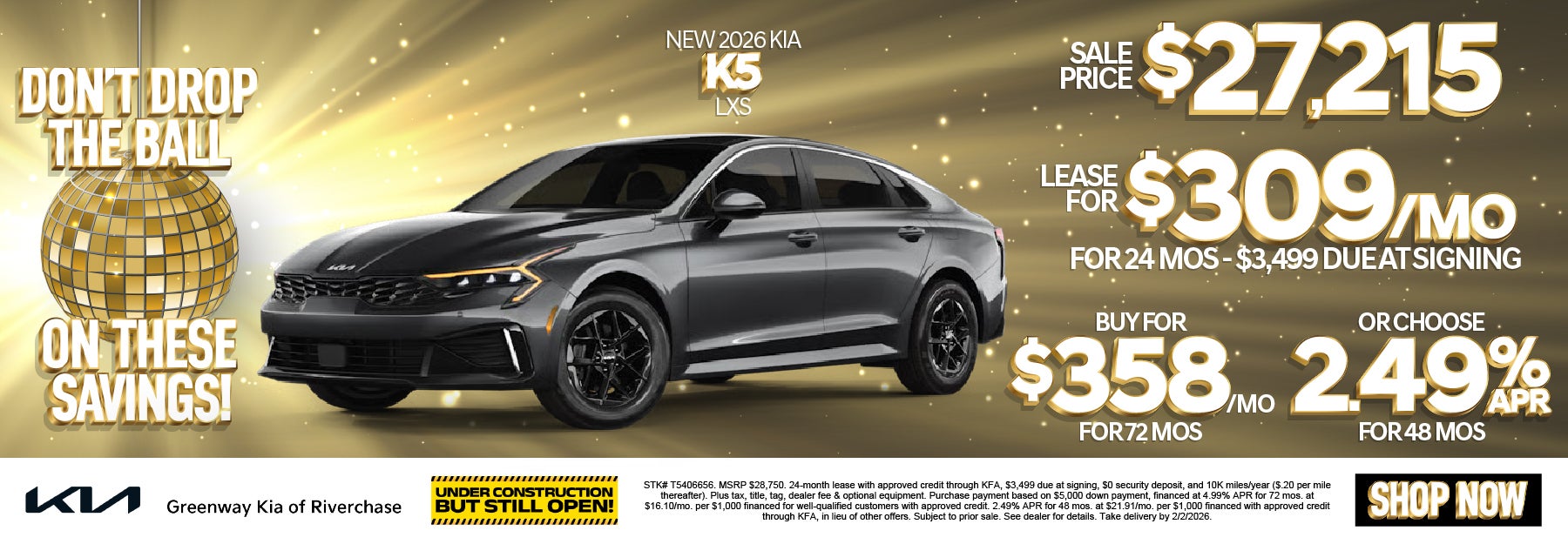 New 2026 Kia K5