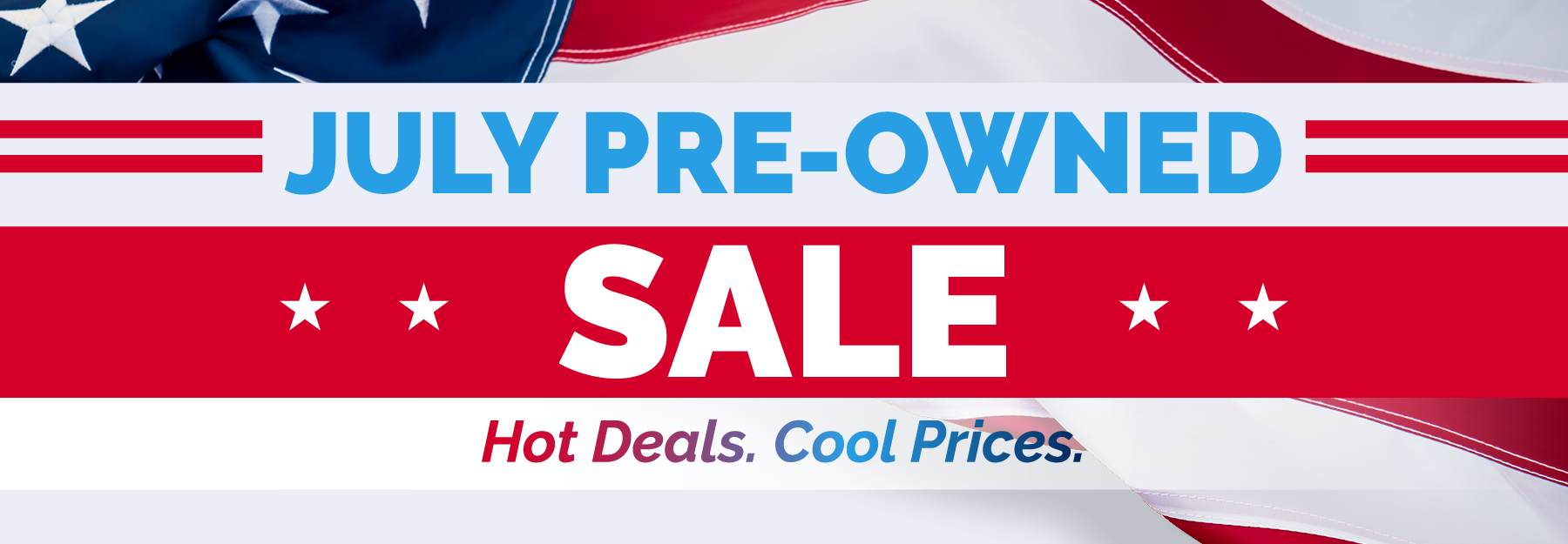 PRE-OWNED SALES EVENT!