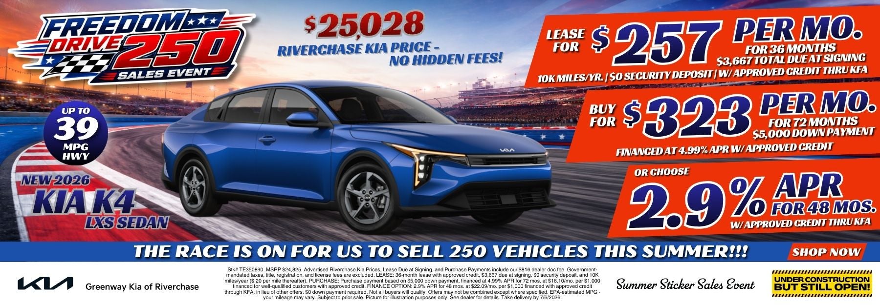 New 2026 Kia K4