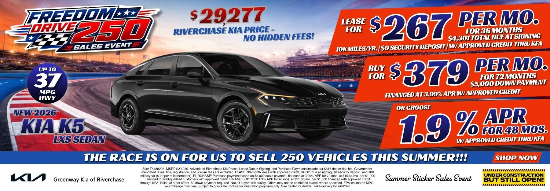 New 2026 Kia K5