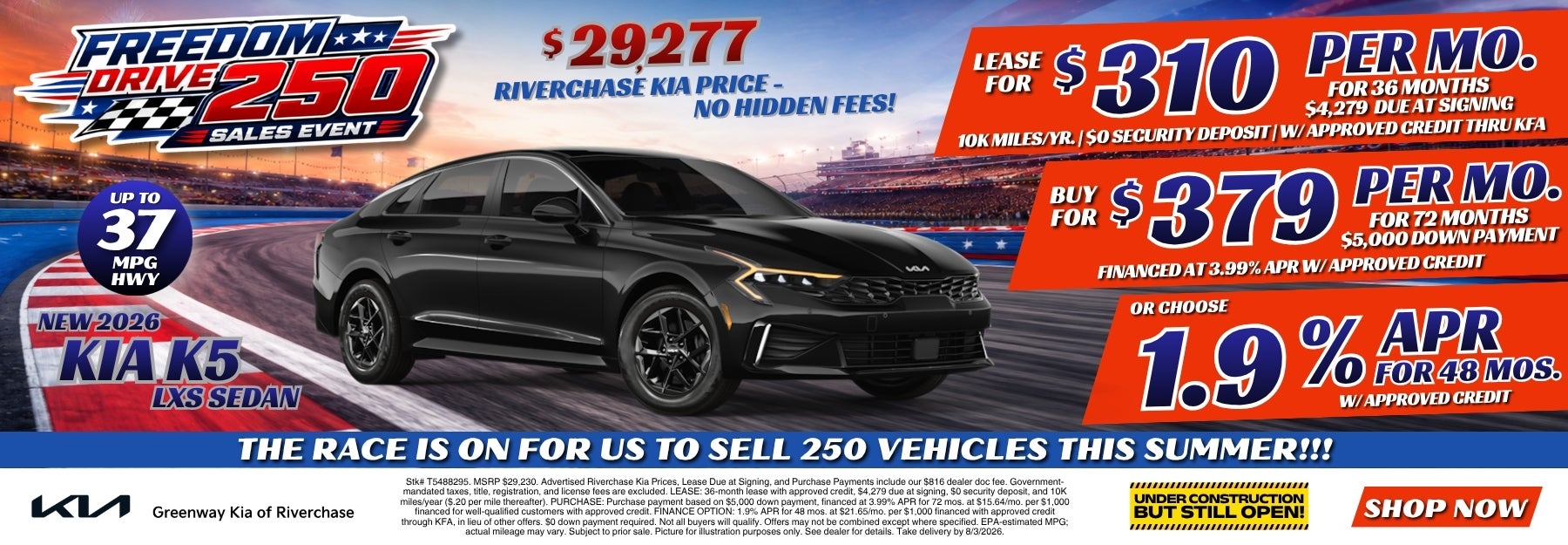 New 2026 Kia K5