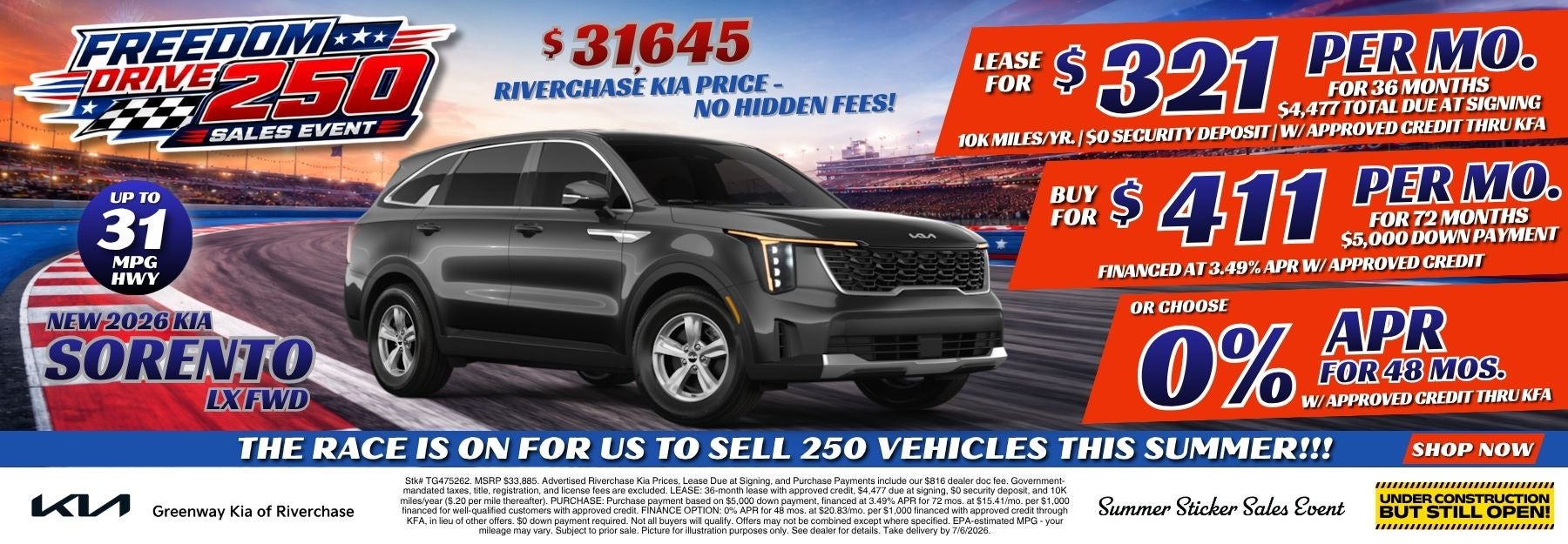 New 2026 Kia Sorento