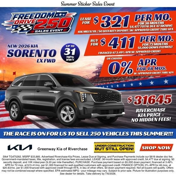 New 2026 Kia Sorento