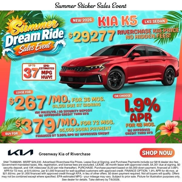 New 2026 Kia K5