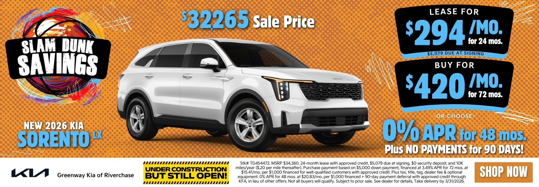 New 2026 Kia Sorento