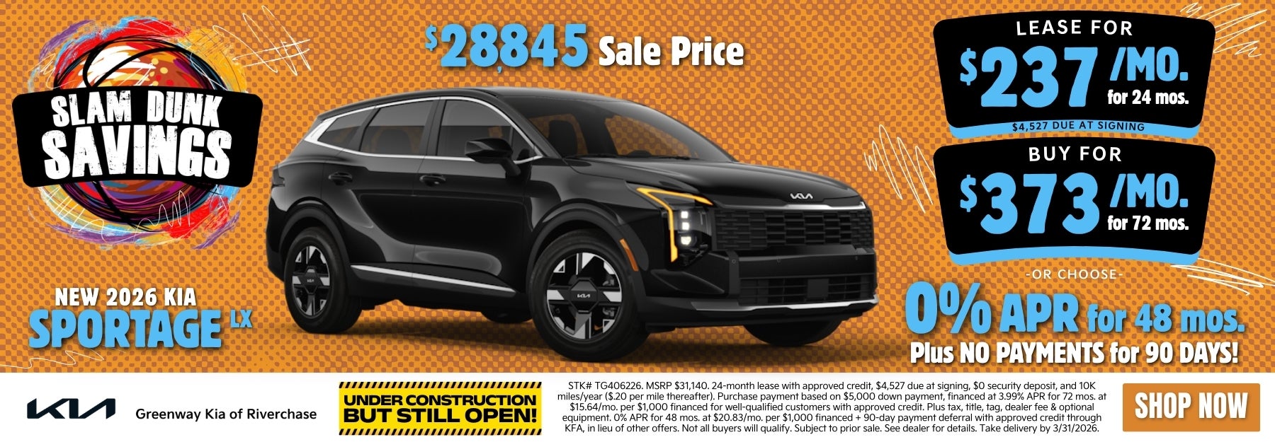 New 2026 Kia Sportage