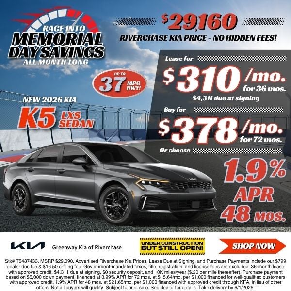 New 2026 Kia K5