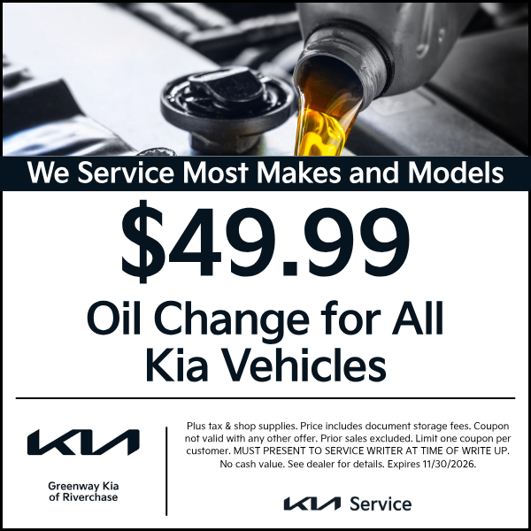 $49.99 Kia Oil Change