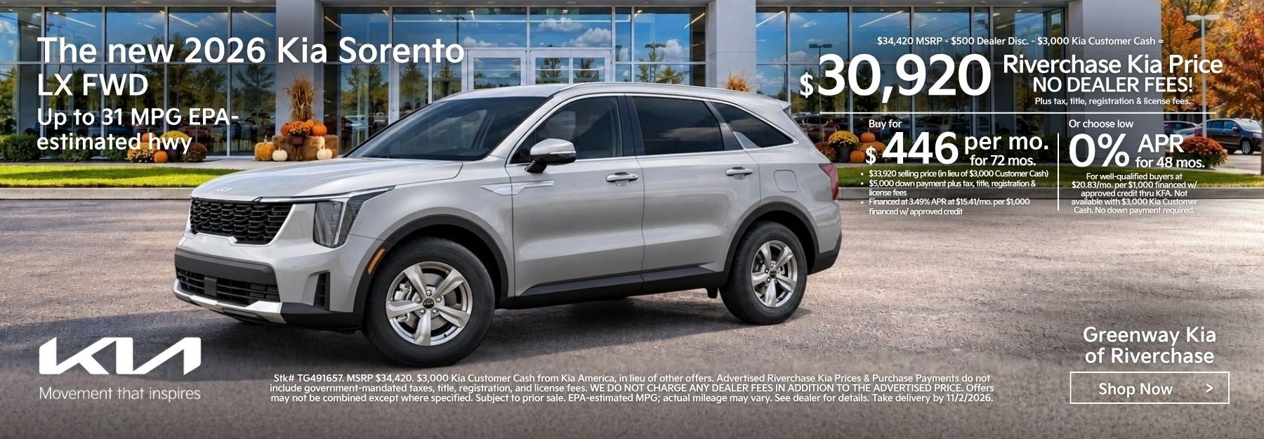 New 2026 Kia Sorento