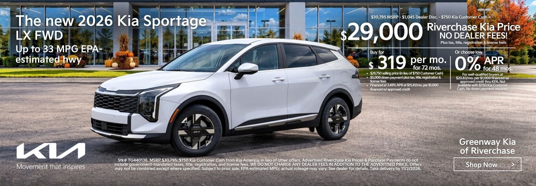 New 2026 Kia Sportage