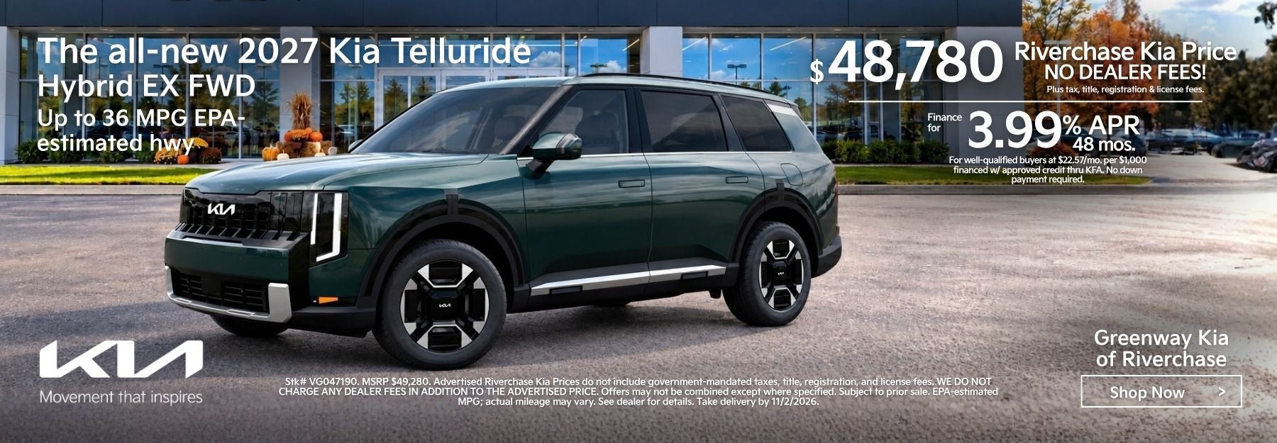 The all-new 2027 Kia Telluride Hybrid